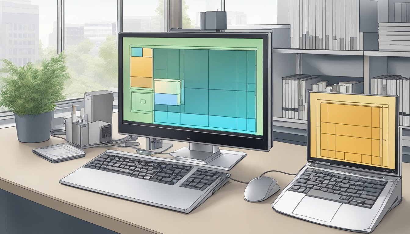 A computer screen displaying GPT-4O model in use, with various applications open and running smoothly